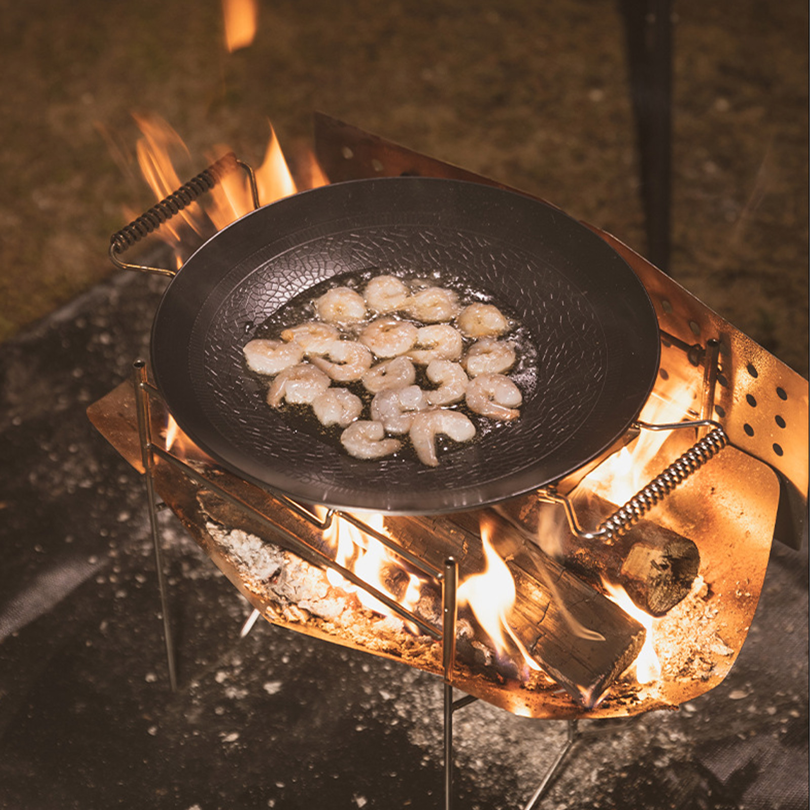 /Stainless /Steel /Foldable Bo - Camping Cooking Fire Pit บทวิจารณ์และราคา