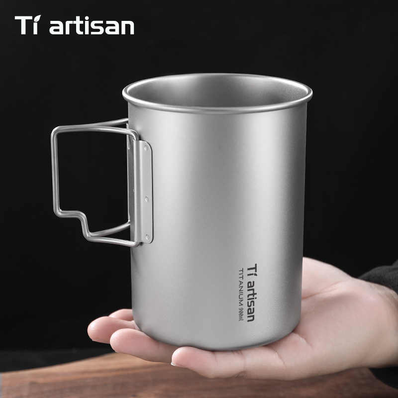 Tiartisan 750ml/ 900ml Titaniu - Camping Cooking Mug บทวิจารณ์และราคา