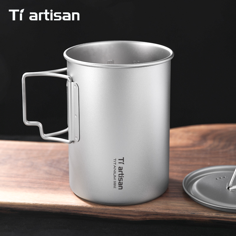 Tiartisan 750ml/ 900ml Titaniu - Camping Cooking Mug บทวิจารณ์และราคา