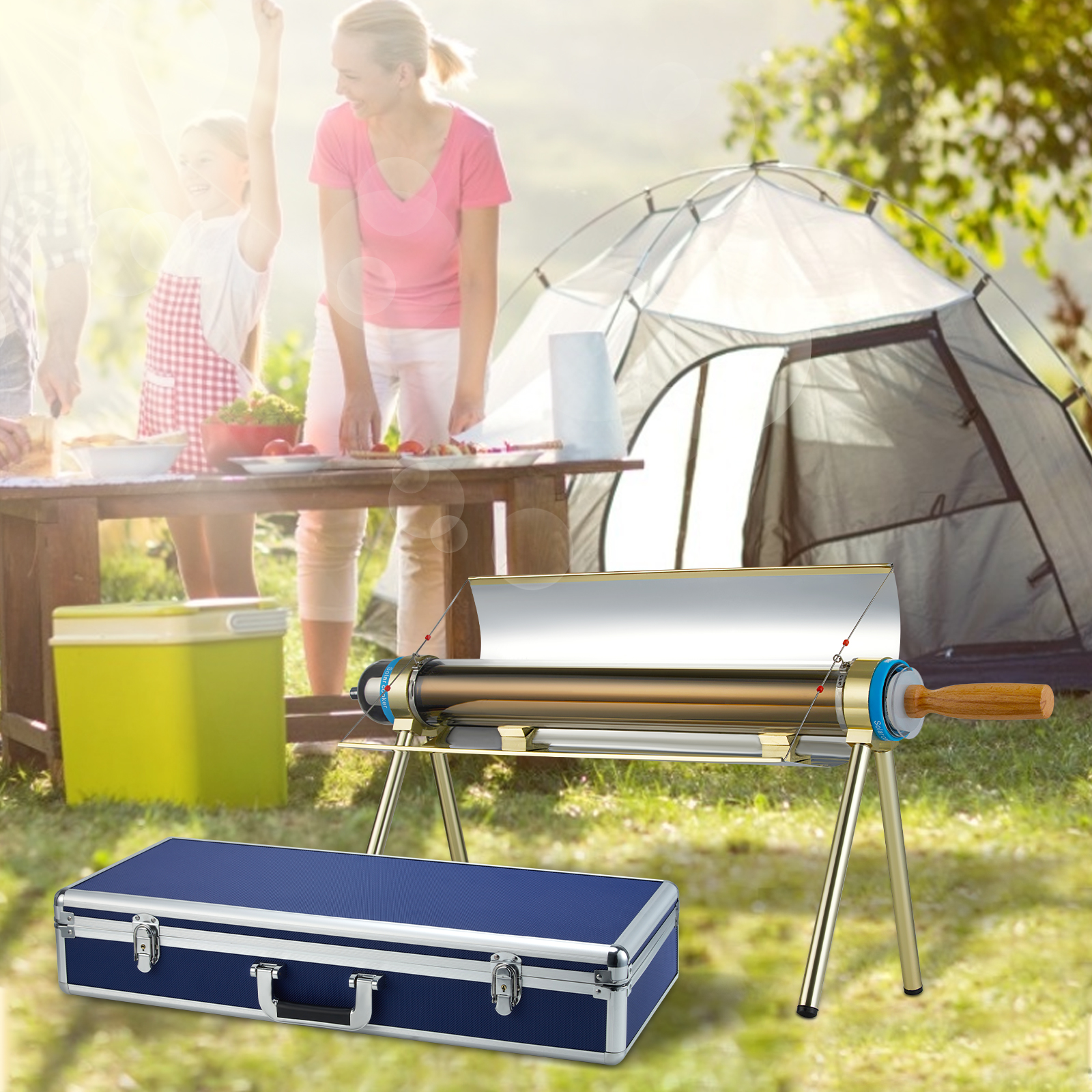 Portable Solar Camping Grill C - Solar Oven Camp บทวิจารณ์และราคา