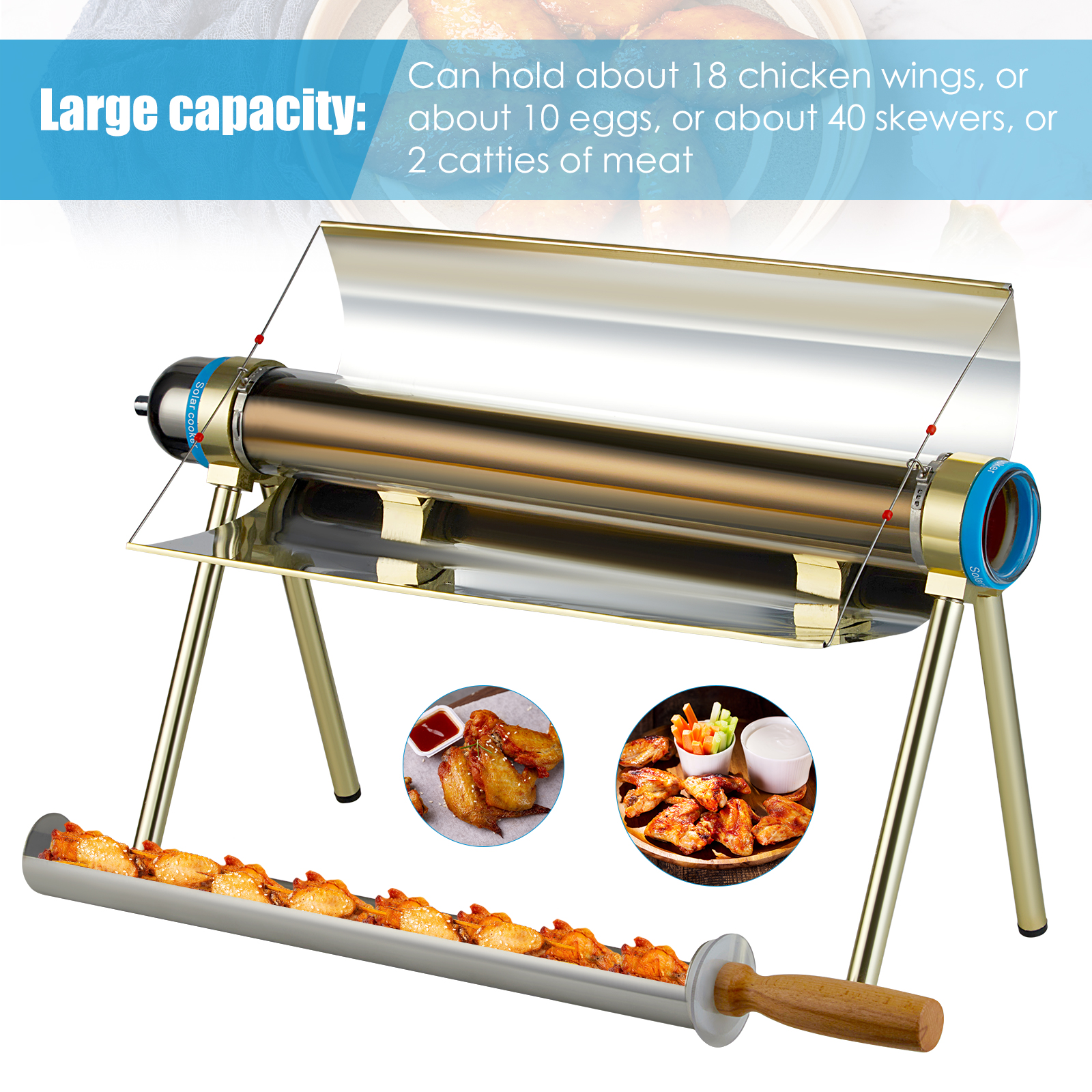 Portable Solar Camping Grill C - Solar Oven Camp บทวิจารณ์และราคา