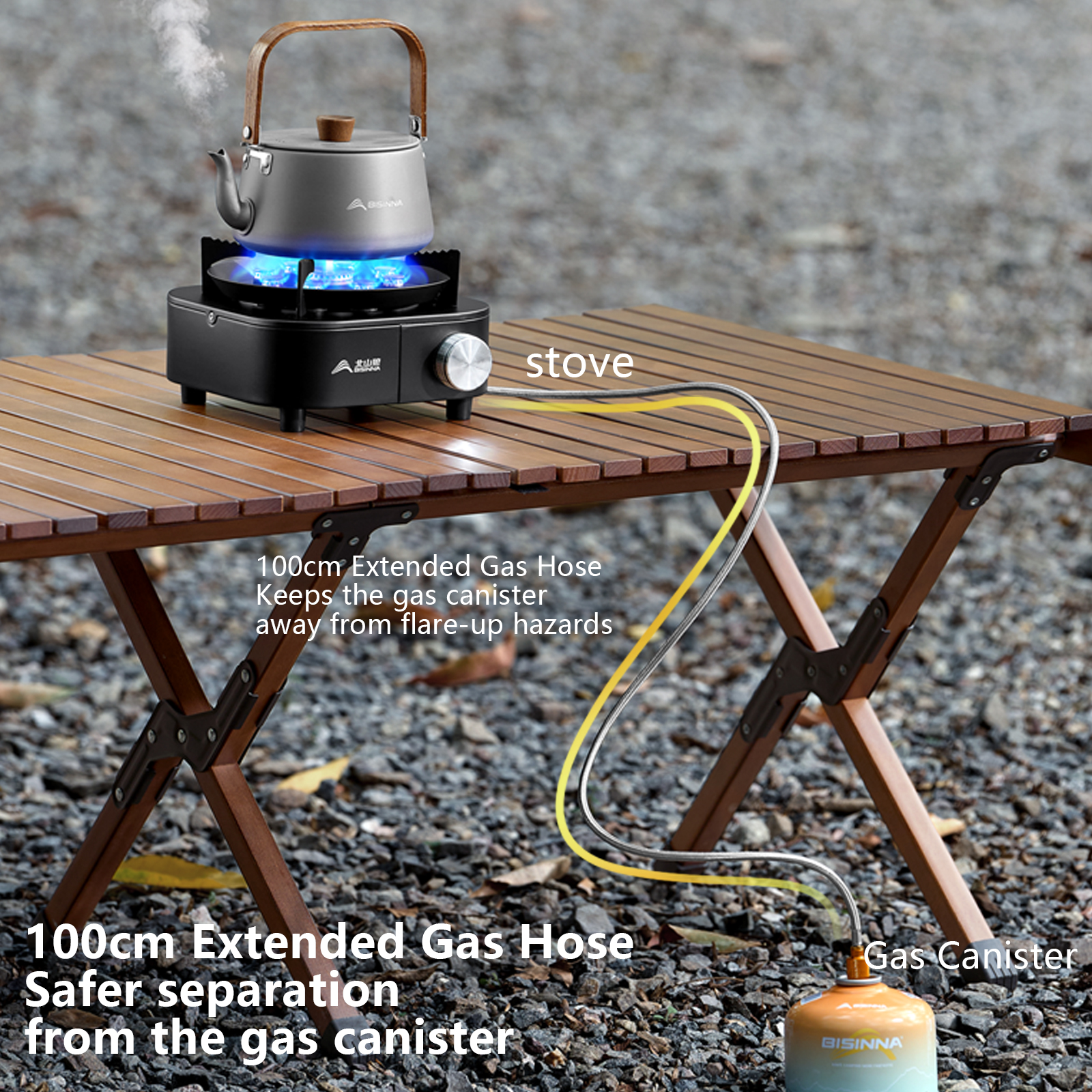 BISINNA Portable Camping Gas S - Camping Cooking Burner บทวิจารณ์และราคา