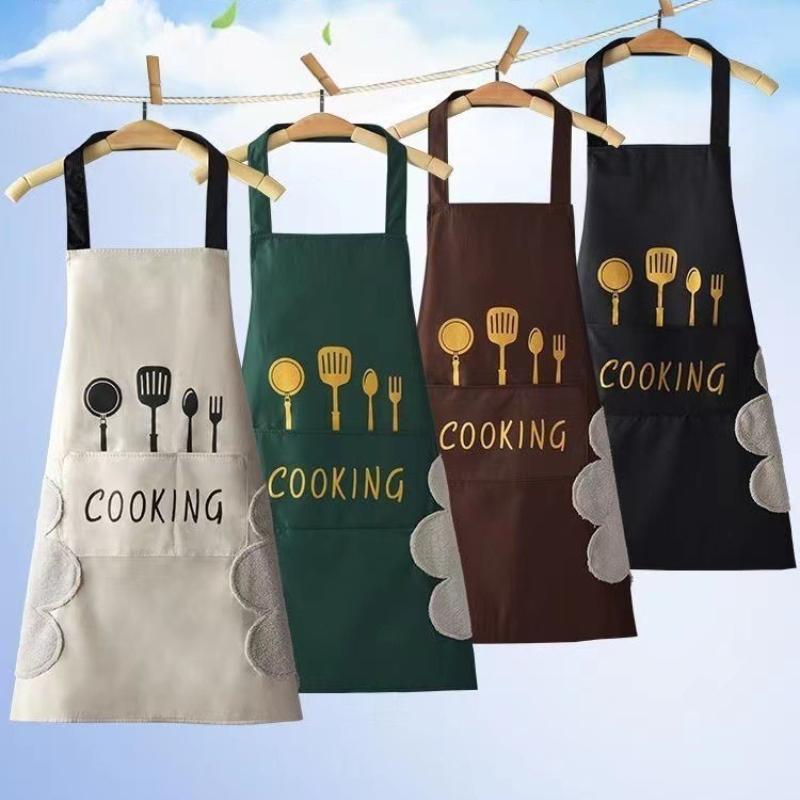 Waterproof Oilproof Apron Can  - Camping Cooking Apron บทวิจารณ์และราคา