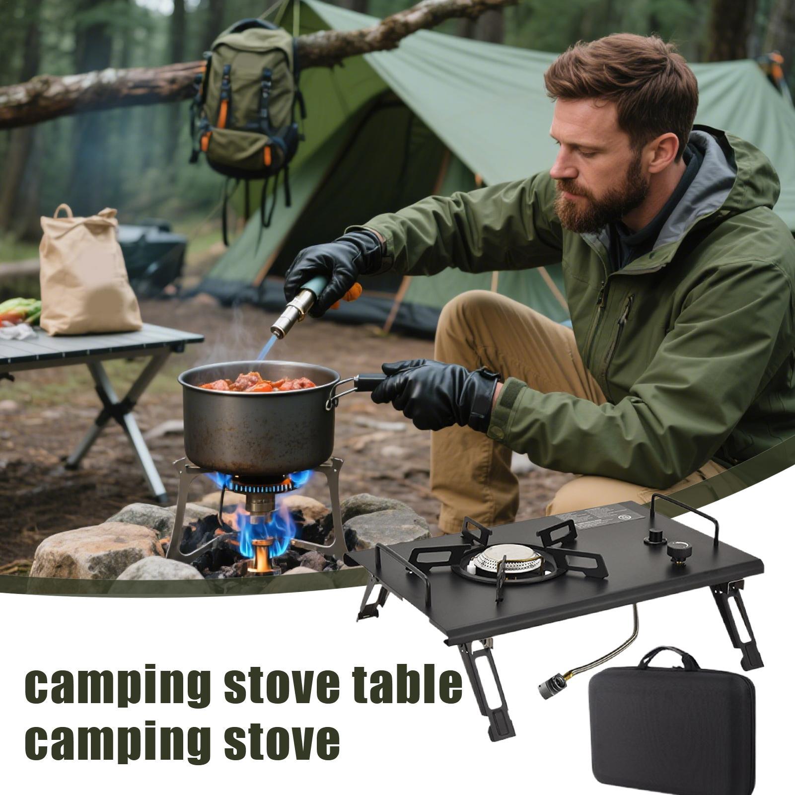 Portable Camping Stove Portabl - Camping Cooking Table Foldable บทวิจารณ์และราคา